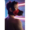 Masque Poundtown Pup Breedwell Noir-Rouge