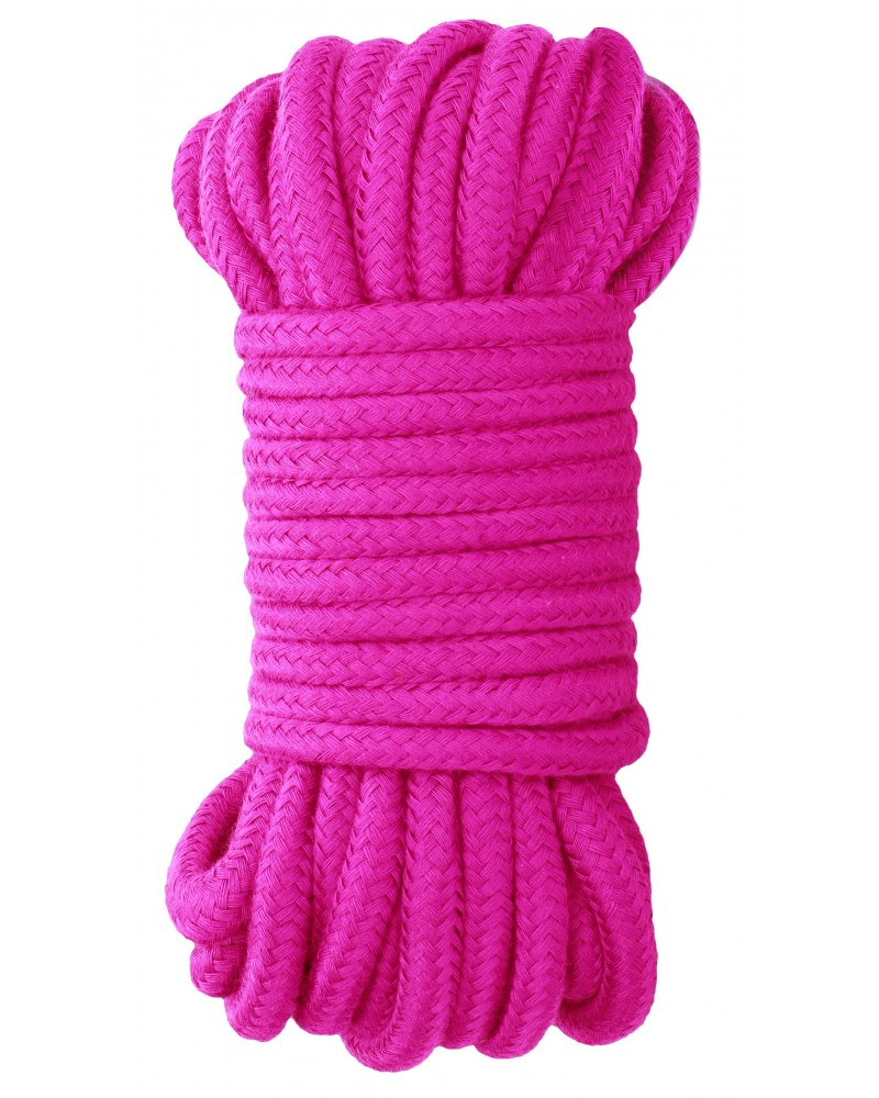 Corde pour Bondage Rose 10m disponible sur Pop and Fun