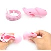 Cage de chasteté Silicone Bran 9  x 3cm Rose