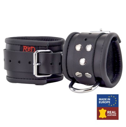 Menottes en cuir pour les poignets Noir disponible sur Pop and Fun