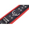 Menottes en cuir pour poignets Noir-Rouge Menottes en cuir pour poignets Noir-Rouge