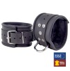 Menottes en cuir pour chevilles Noir disponible sur Pop and Fun