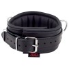 Collier rembourré en cuir avec Anneaux D Noir Collier rembourré en cuir avec Anneaux D Noir