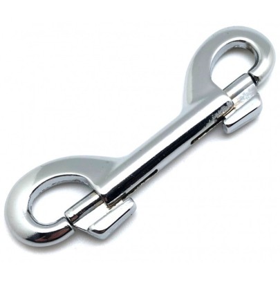Double Mousqueton métal 9cm disponible sur Pop and Fun