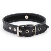 Collier O Ring Simili Noir