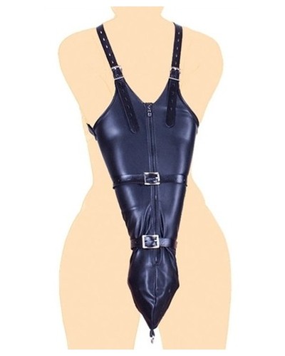 Camisole Strict Leather Zipper disponible sur Pop and Fun