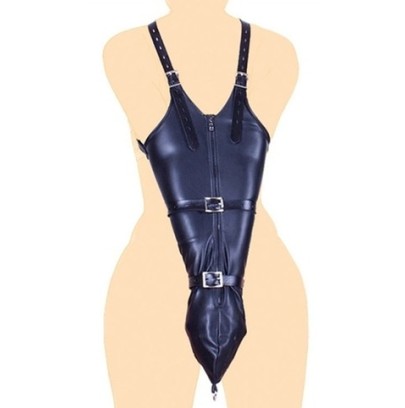 Camisole Strict Leather Zipper disponible sur Pop and Fun