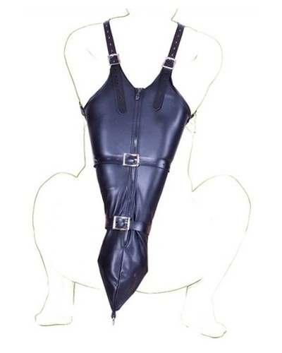 Camisole Strict Leather Zipper disponible sur Pop and Fun