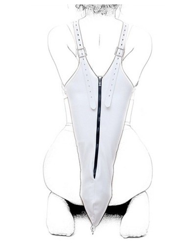 Camisole Strict Leather Zipper disponible sur Pop and Fun