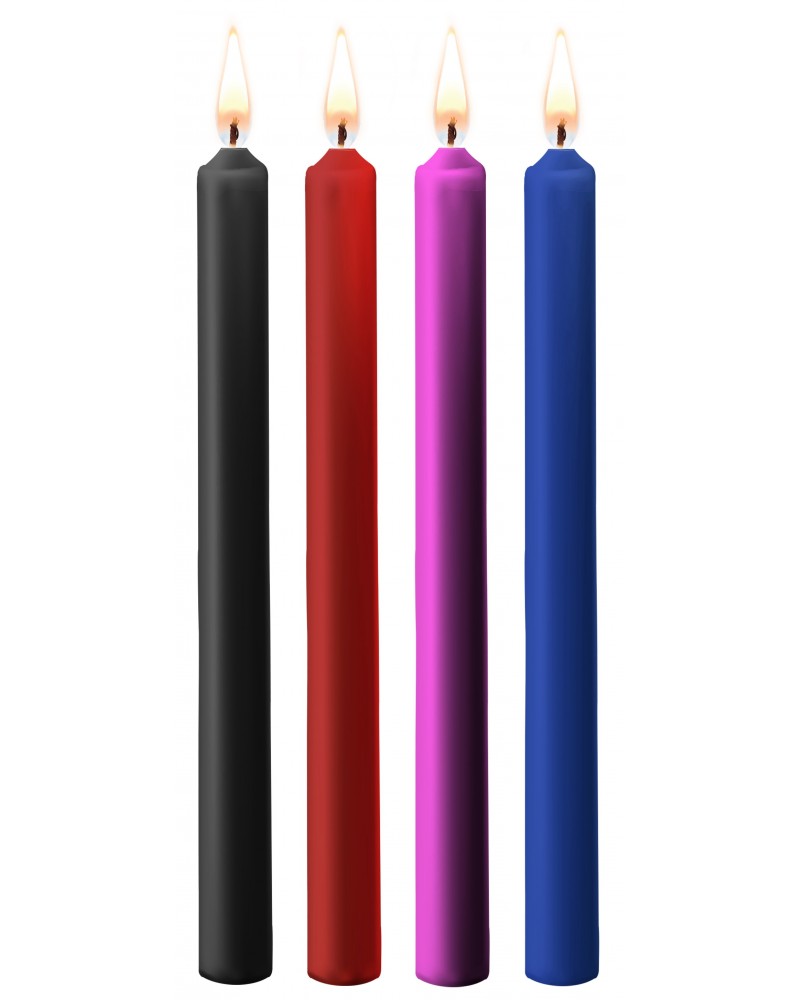 Lot de 4 bougies SM Teasing Wax Multicolore disponible sur Pop and Fun