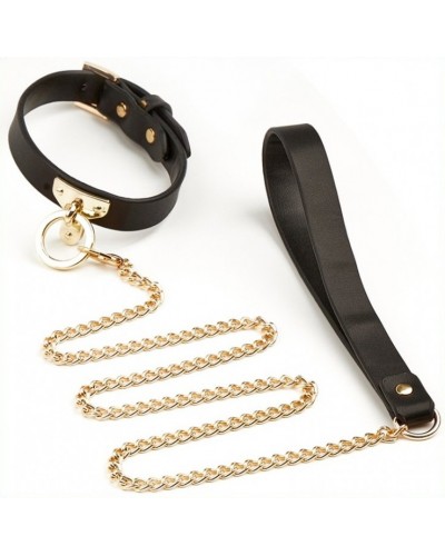 Collier et Laisse Sclave Noirs disponible sur Pop and Fun