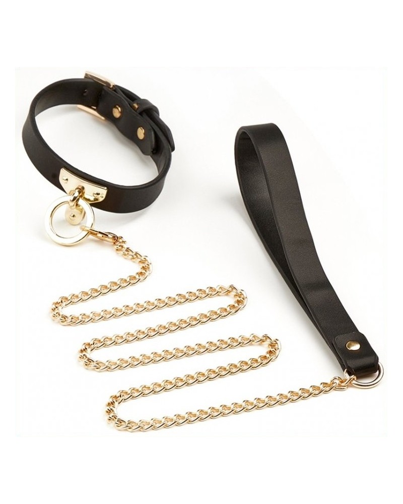 Collier et Laisse Sclave Noirs disponible sur Pop and Fun