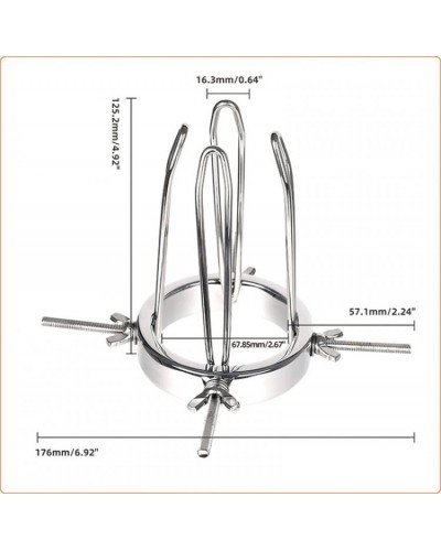 Speculum Anal métal Long Pipe 11.5cm disponible sur Pop and Fun