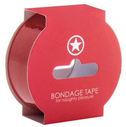 Ruban non collant Bondage Tape 17m Rouge disponible sur Pop and Fun