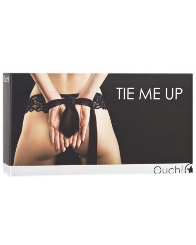 Cravate Bandeau Tie Me Up Noire disponible sur Pop and Fun