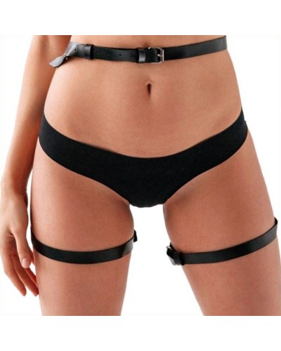 Harnais Cuisses Fesses BUTTERFLY Noir disponible sur Pop and Fun