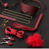 Kit BDSM 11 Pièces Clarissa Rouge