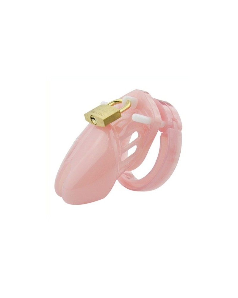 Cage de chasteté Mini Locky 6 x 3.2cm Rose disponible sur Pop and Fun