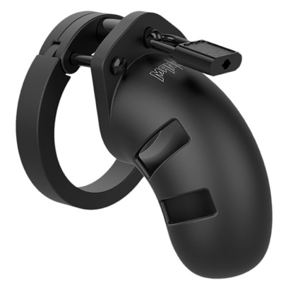 Cage de chasteté en silicone ManCage Modèle 20 - 9 x 3.5cm disponible sur Pop and Fun