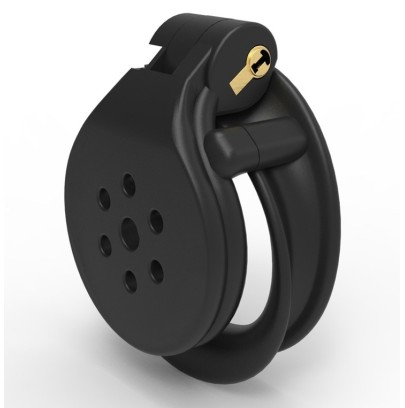 Cage de chasteté Flat Zone 2.5cm Noire disponible sur Pop and Fun