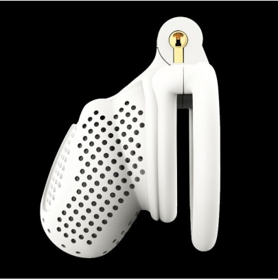 Cage de chasteté Timea 7.5 x 3cm Blanc disponible sur Pop and Fun