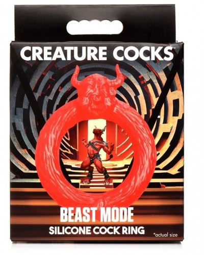 Cockring Beast Mode Rouge disponible sur Pop and Fun