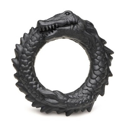 Cockring Black Caiman Noir disponible sur Pop and Fun