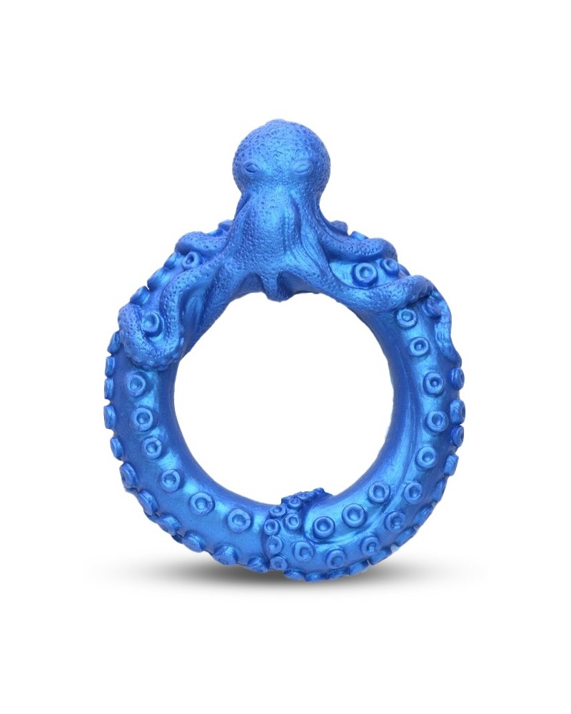 Cockring Poseidon's Octo-ring Bleu disponible sur Pop and Fun