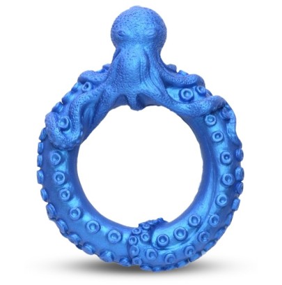 Cockring Poseidon's Octo-ring Bleu disponible sur Pop and Fun