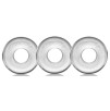 Pack de 3 mini cockrings Oxballs transparents