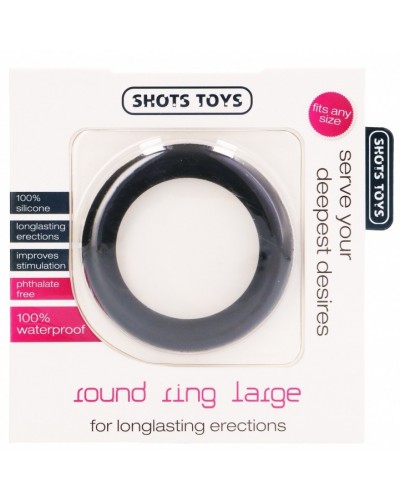 Cockring en silicone Round Ring 36mm disponible sur Pop and Fun