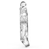 Gaine de pénis transparente Get Real XL 20 x 4cm disponible sur Pop and Fun