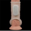 Gaine de pénis Vibrante avec Ballstretcher Knights Ring Best Drip 10cm