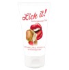 Gel de Massage Vin Pétillant & Fraise 50ml disponible sur Pop and Fun