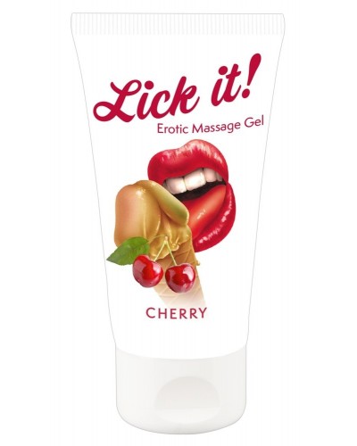 Gel de Massage Cerise 50 ml disponible sur Pop and Fun