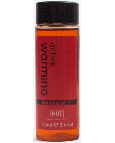 Huile de massage Chauffante Warming 100mL disponible sur Pop and Fun