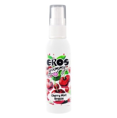 Spray Corporel à Lécher Yummy Cerise Menthe 50 ml disponible sur Pop and Fun