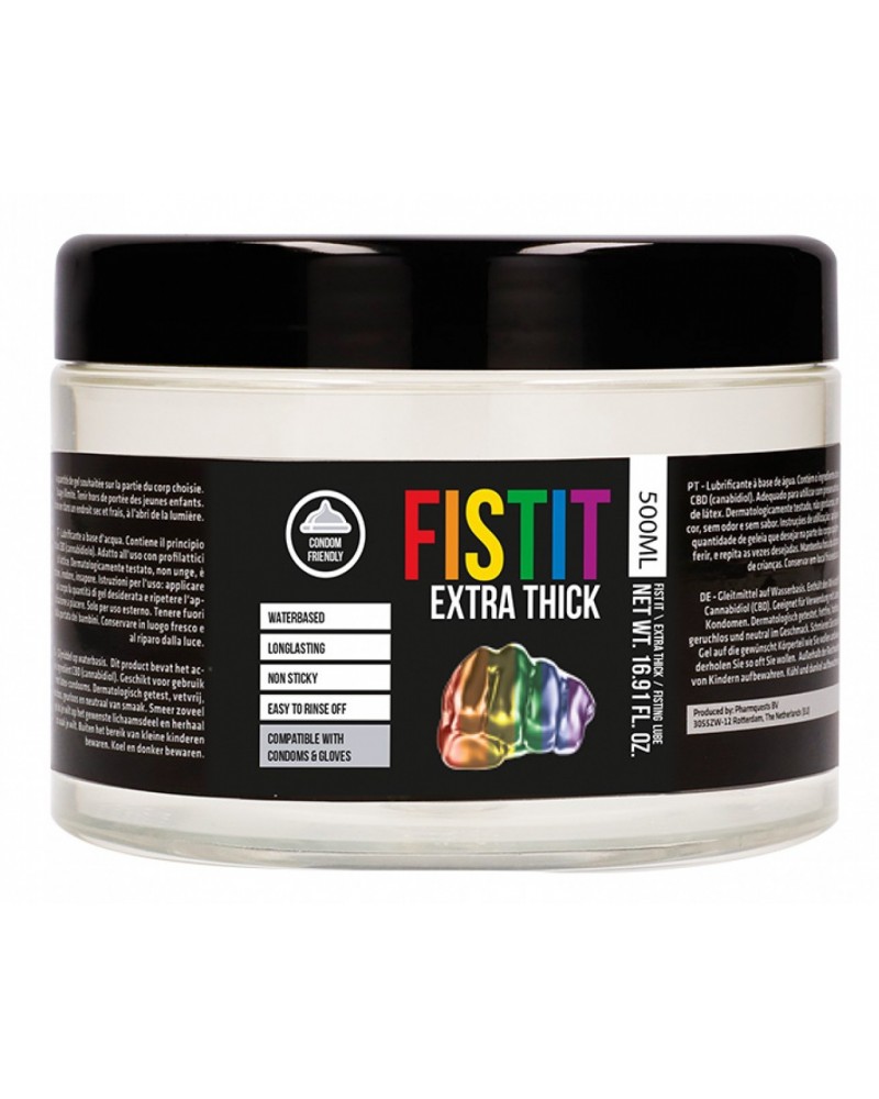 Lubrifiant Eau Fist It extra Thick Rainbow 500ml disponible sur Pop and Fun