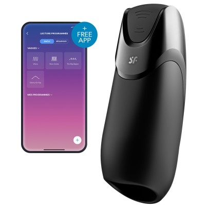 Masturbateur connecté Men Vibration + Satisfyer disponible sur Pop and Fun