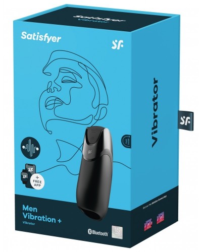 Masturbateur connecté Men Vibration + Satisfyer disponible sur Pop and Fun