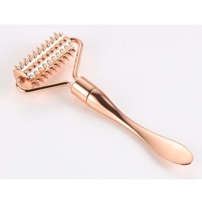 Roulette à picots en métal rosé MICRO ROLLER 12cm disponible sur Pop and Fun