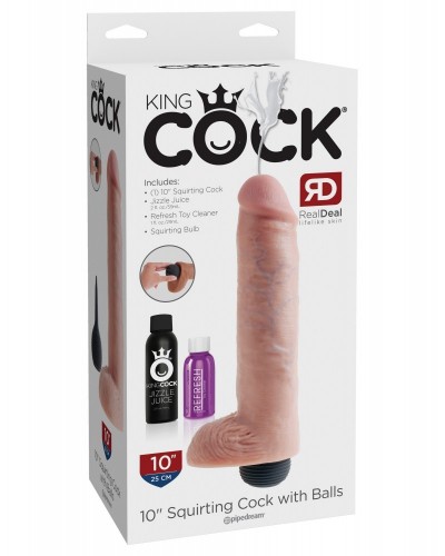 King Cock Gode Squirty 20 x 5.3 cm disponible sur Pop and Fun