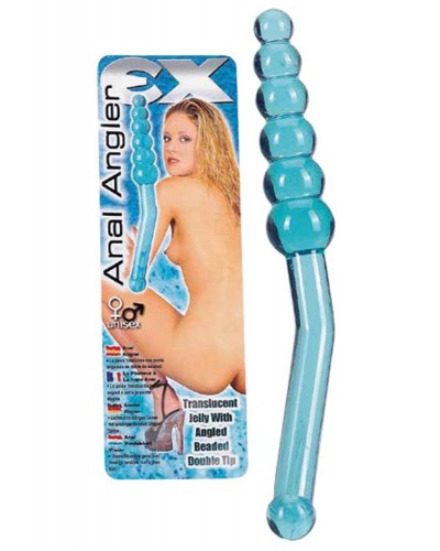 Plug Anal Angler 14 x 3.2 cm Bleu disponible sur Pop and Fun