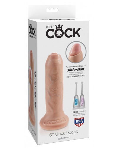 Gode UNCUT KingCock 15 x 3.8 cm disponible sur Pop and Fun