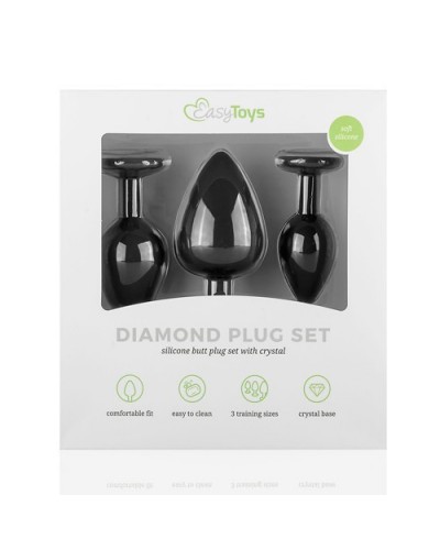 Pack de 3 plugs Bijou disponible sur Pop and Fun