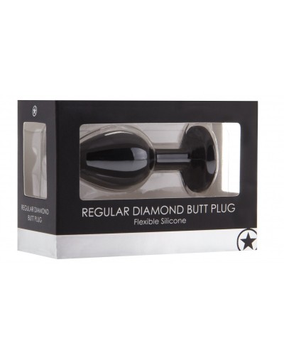 Plug Diamond Regular - 6.5 x 2.8 cm Noir disponible sur Pop and Fun