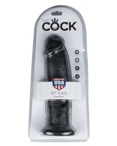 Gode king Cock 24 x 6.4cm Noir disponible sur Pop and Fun