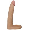 Double gode Cockring - 15.5 x 2.9 cm Flesh