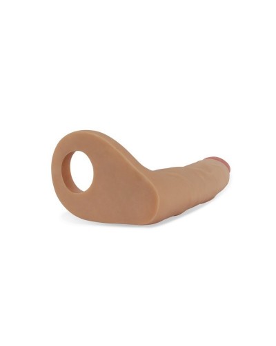 Double gode Cockring - 15.5 x 2.9 cm Flesh disponible sur Pop and Fun