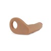 Double gode Cockring - 15.5 x 2.9 cm Flesh